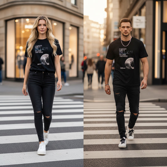 Black Graphic T-Shirt “ it should cost 8 billion to look this good”