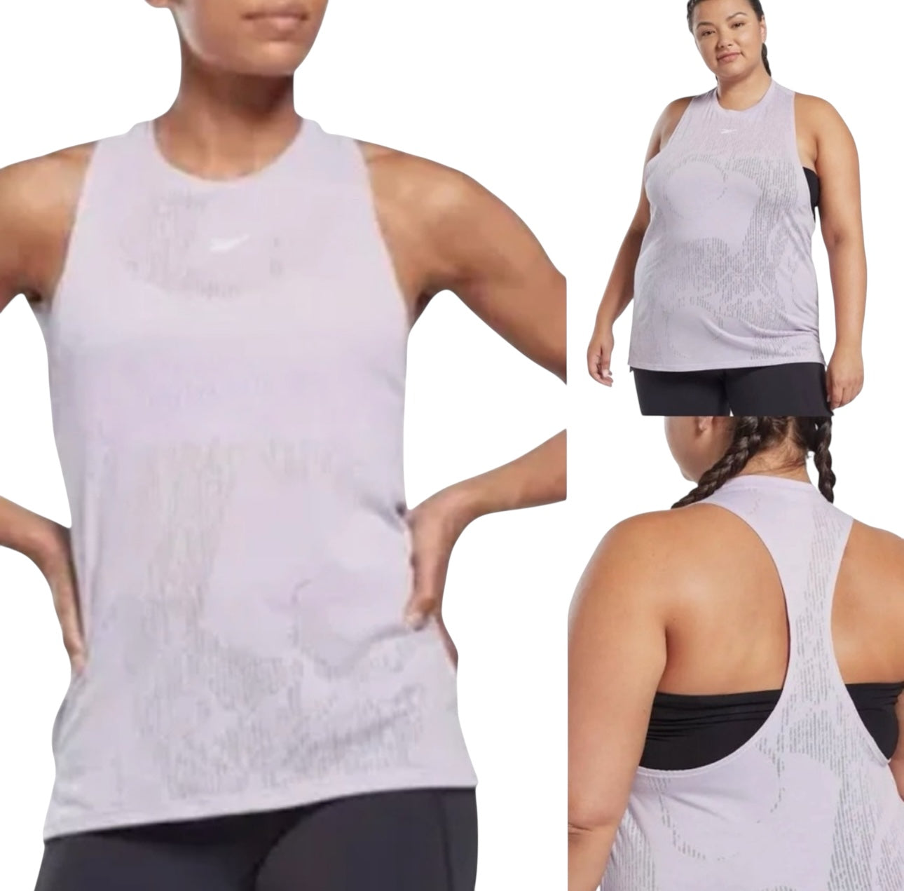 Reebok Women's Lavender Tank Top