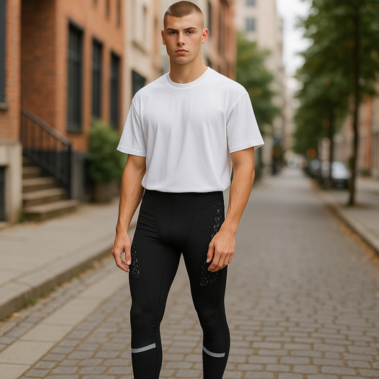 Santic Club Cycling Black padded Pants