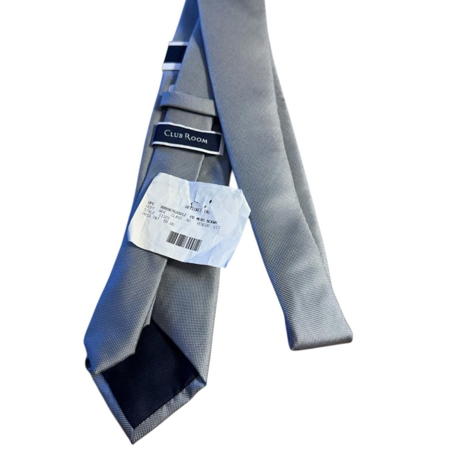 Club Room Gray Tie Elegant Accessory