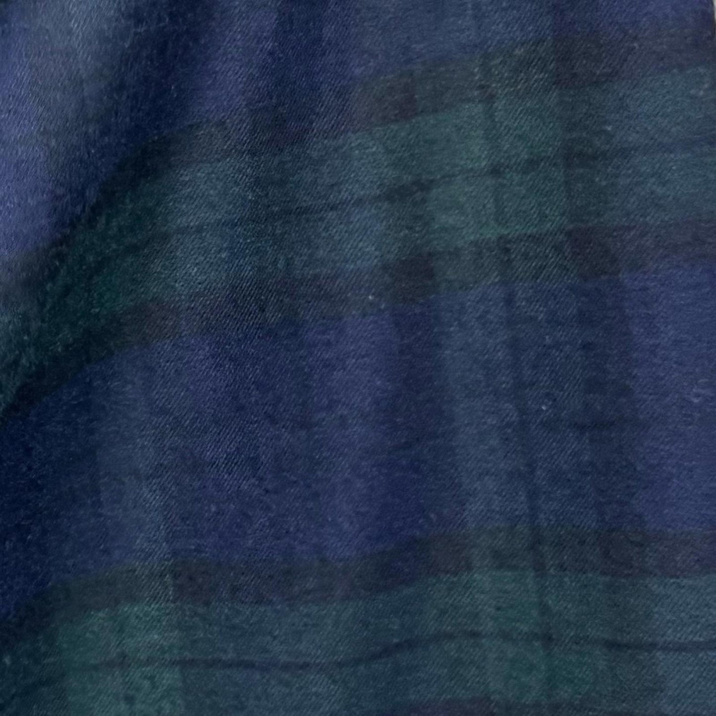Lauren Ralph Lauren Tartan Mini Skirt in Navy and Green