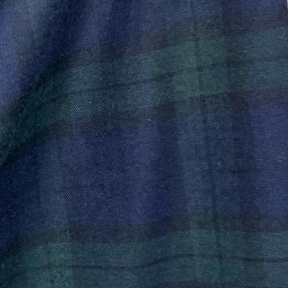 Lauren Ralph Lauren Tartan Mini Skirt in Navy and Green