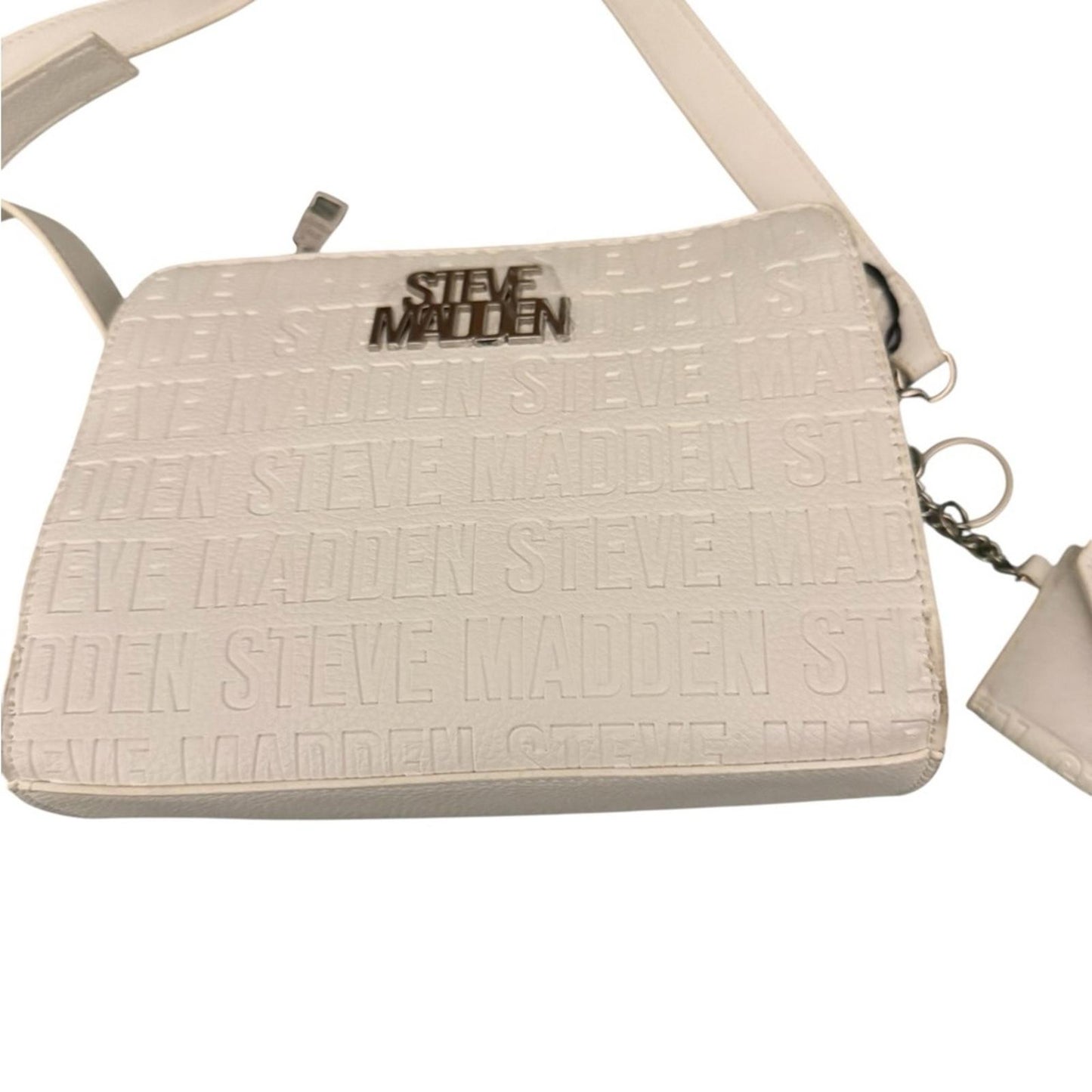 Steve Madden White Crossbody Bag