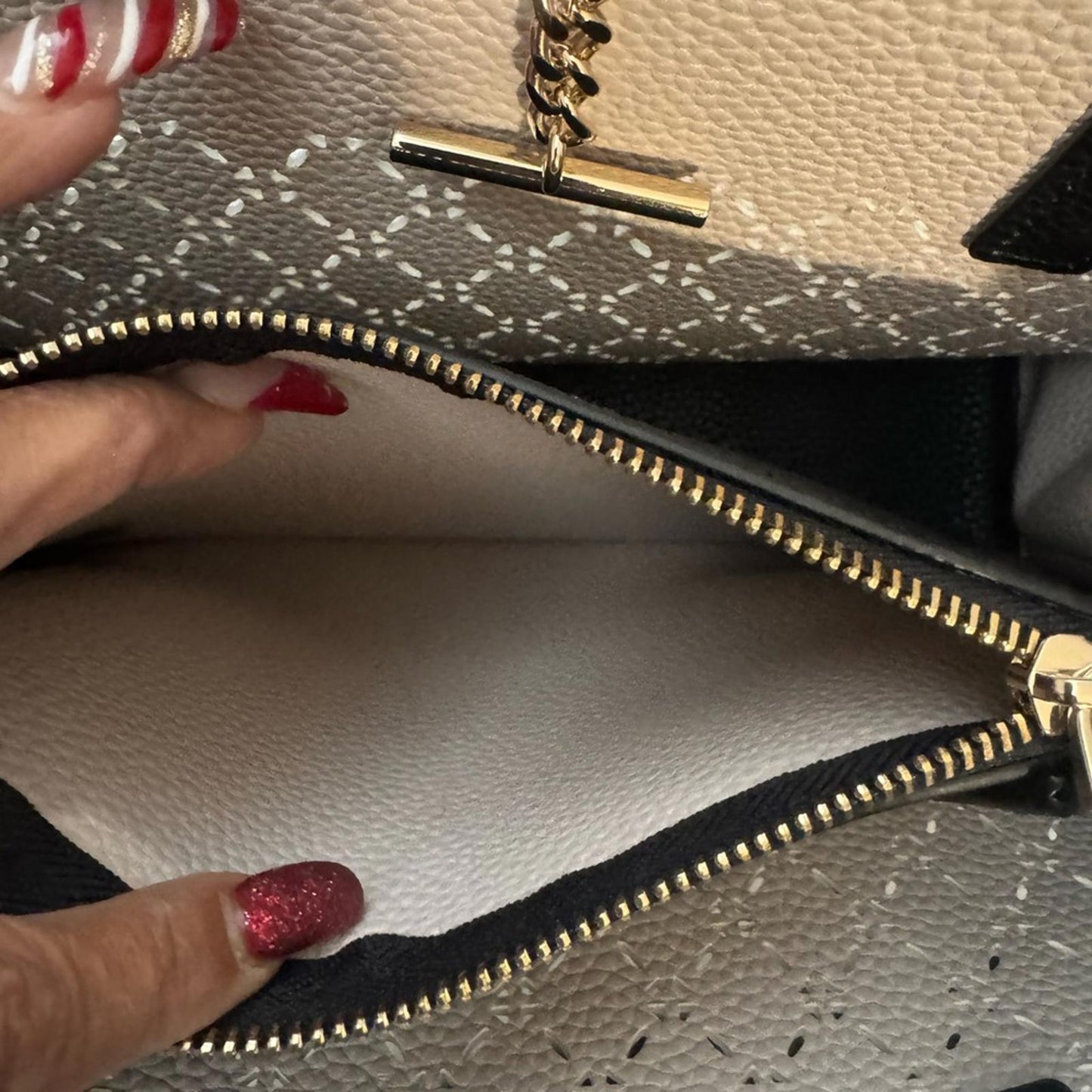 Pre-Love Guess Black Textured Satchel