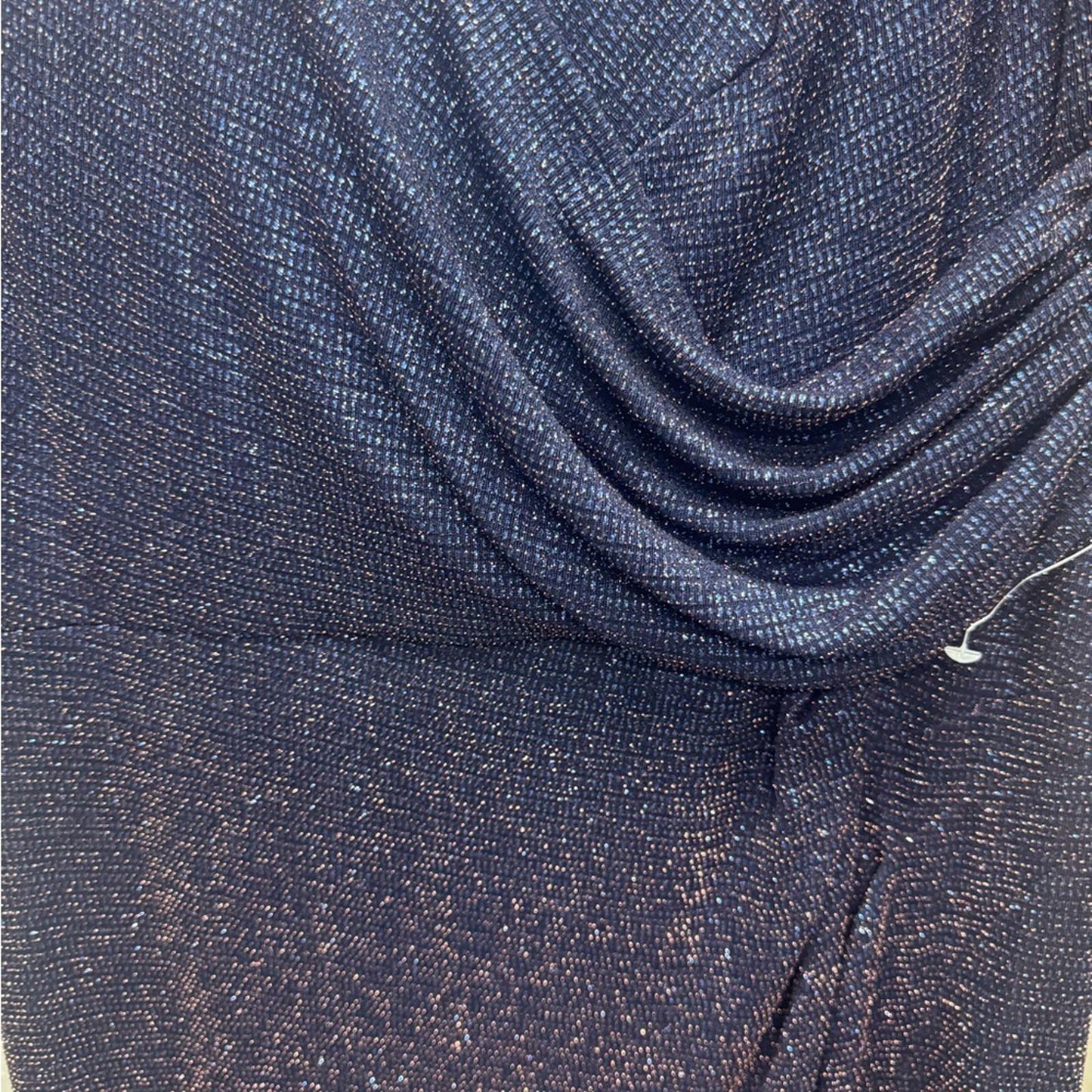 Alex Evenings Sparkling Navy Maxi Dress