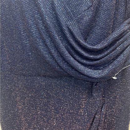 Alex Evenings Sparkling Navy Maxi Dress