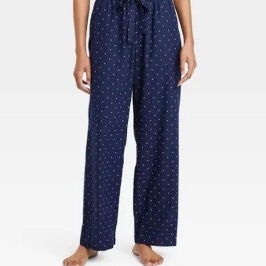 State of Day Women's Navy Pattern  Pajama Pants