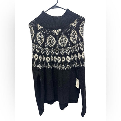 Lucky Brand Black and White Knit Sweater