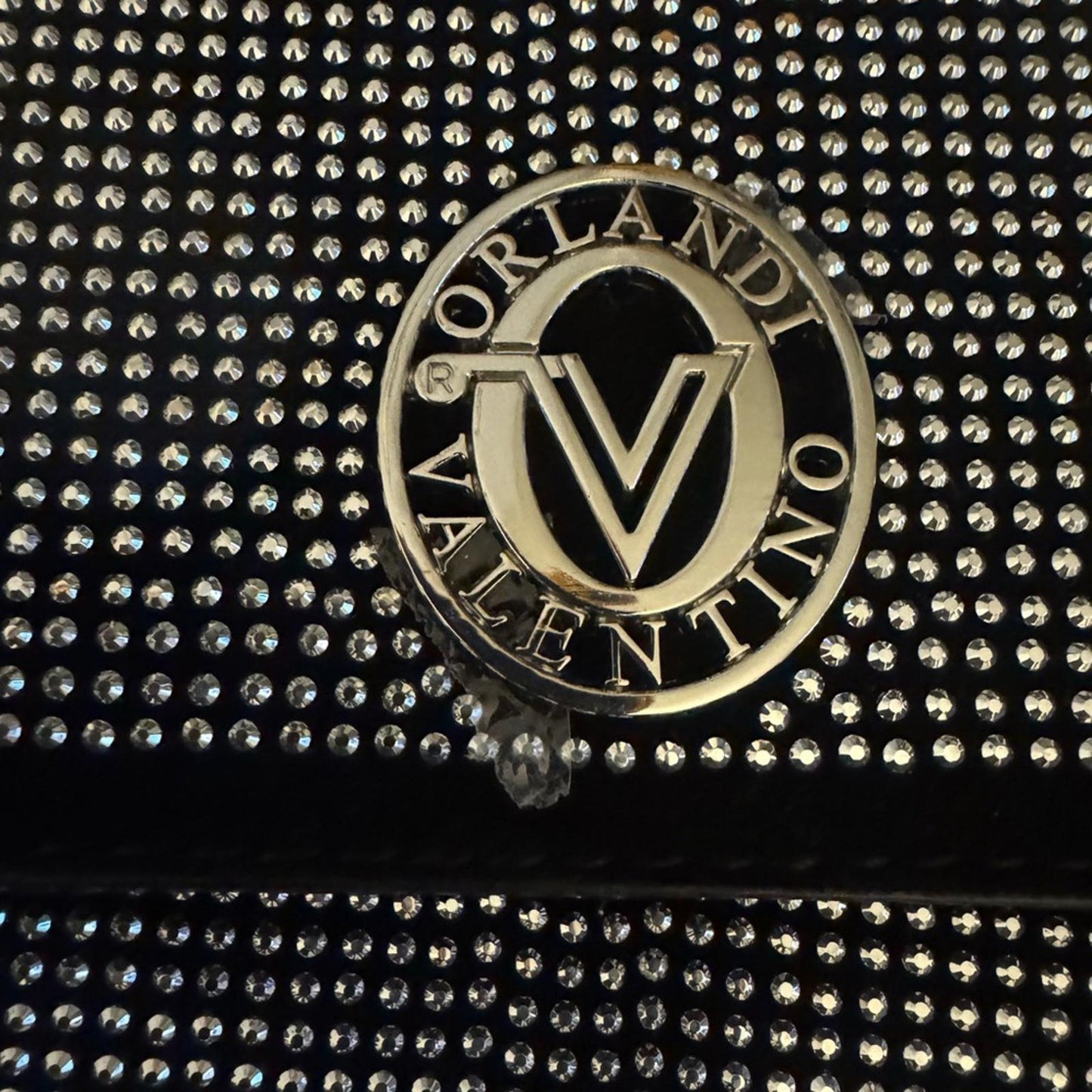Valentino Orlandi Elegant Black and Gray Women's Bag