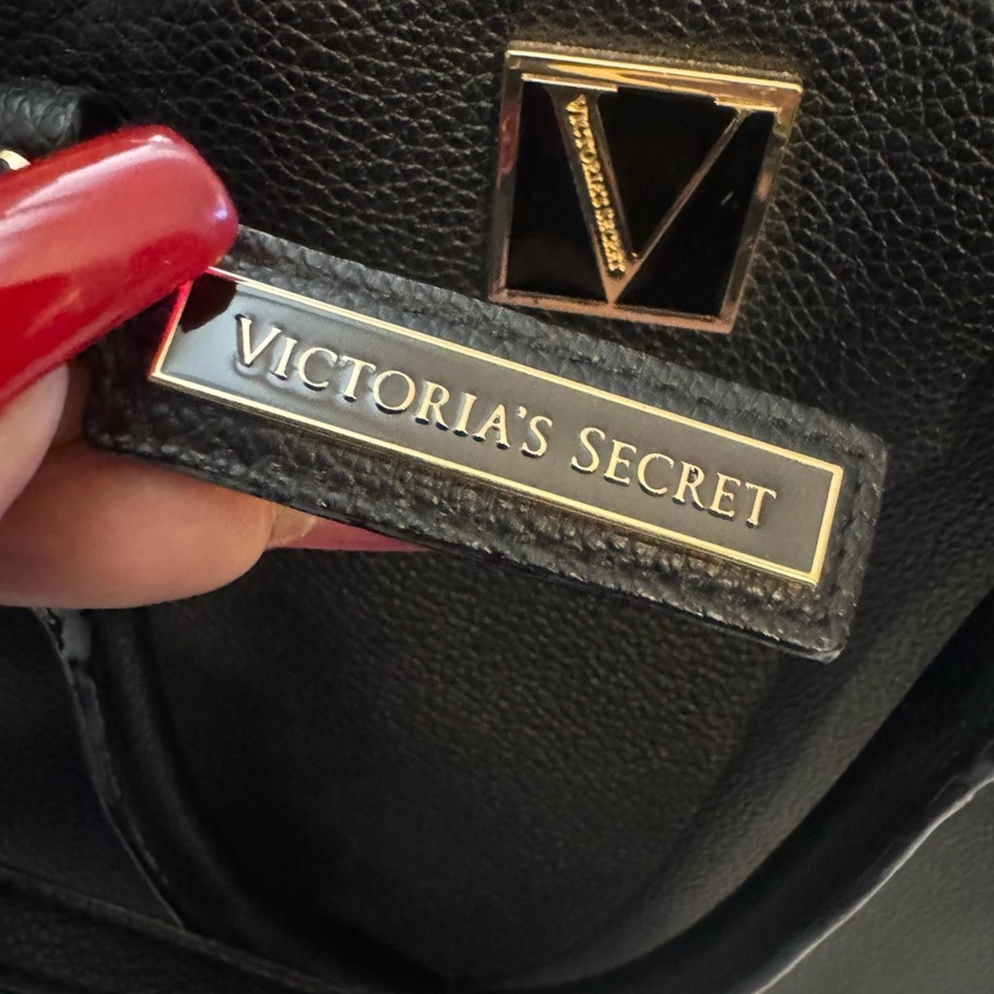 Pre-Love Victoria's Secret Black Shoulder Bag