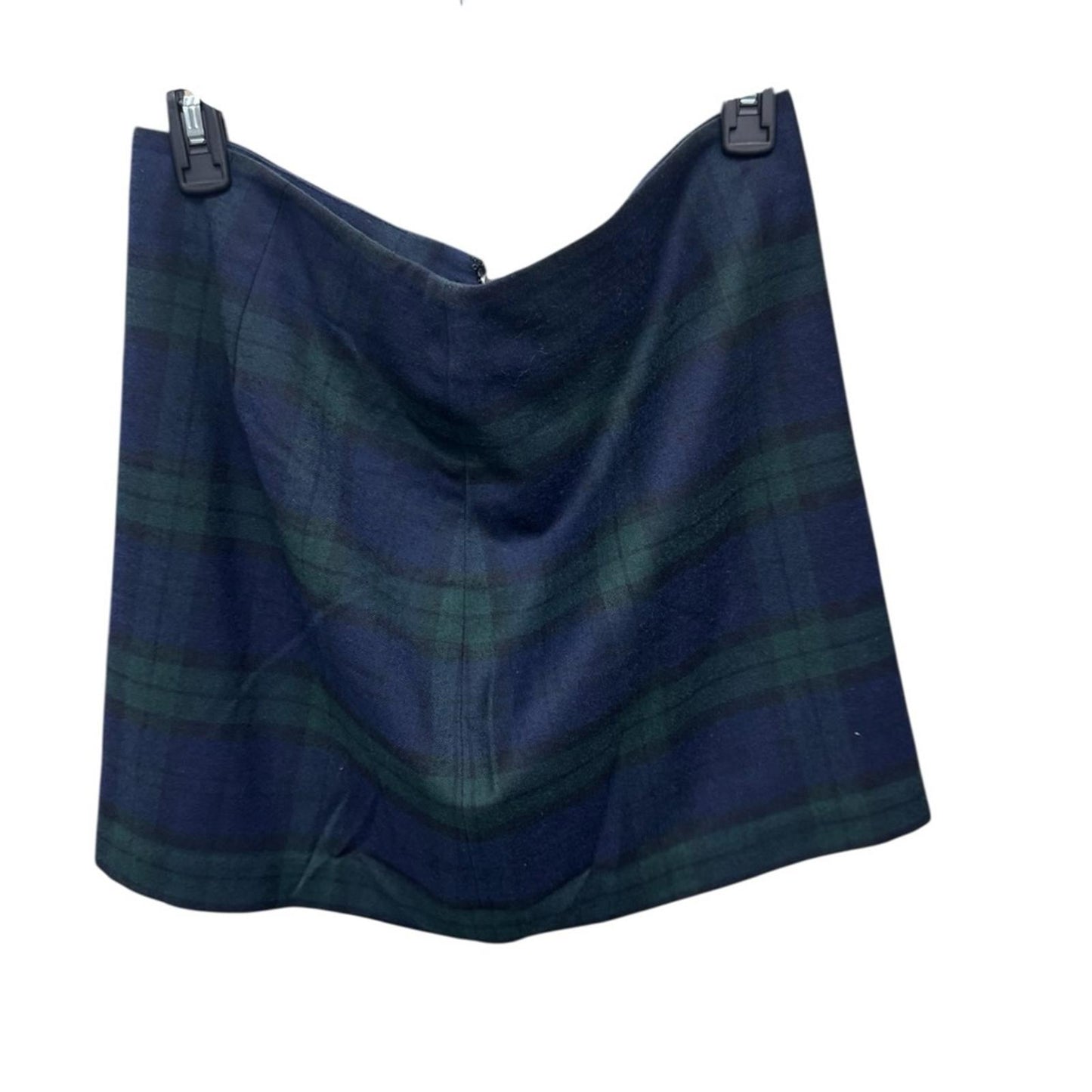 Lauren Ralph Lauren Tartan Mini Skirt in Navy and Green