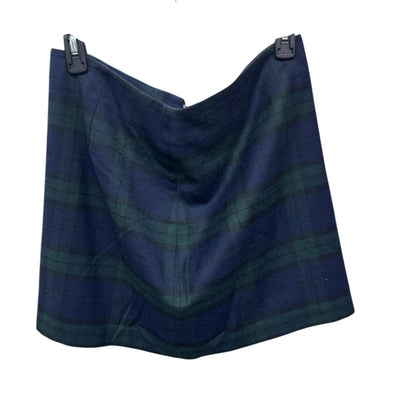 Lauren Ralph Lauren Tartan Mini Skirt in Navy and Green