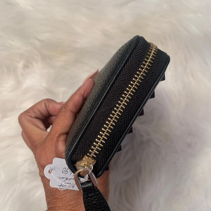 Authentic Valentino Garavani Rockstud Zip Around Wallet