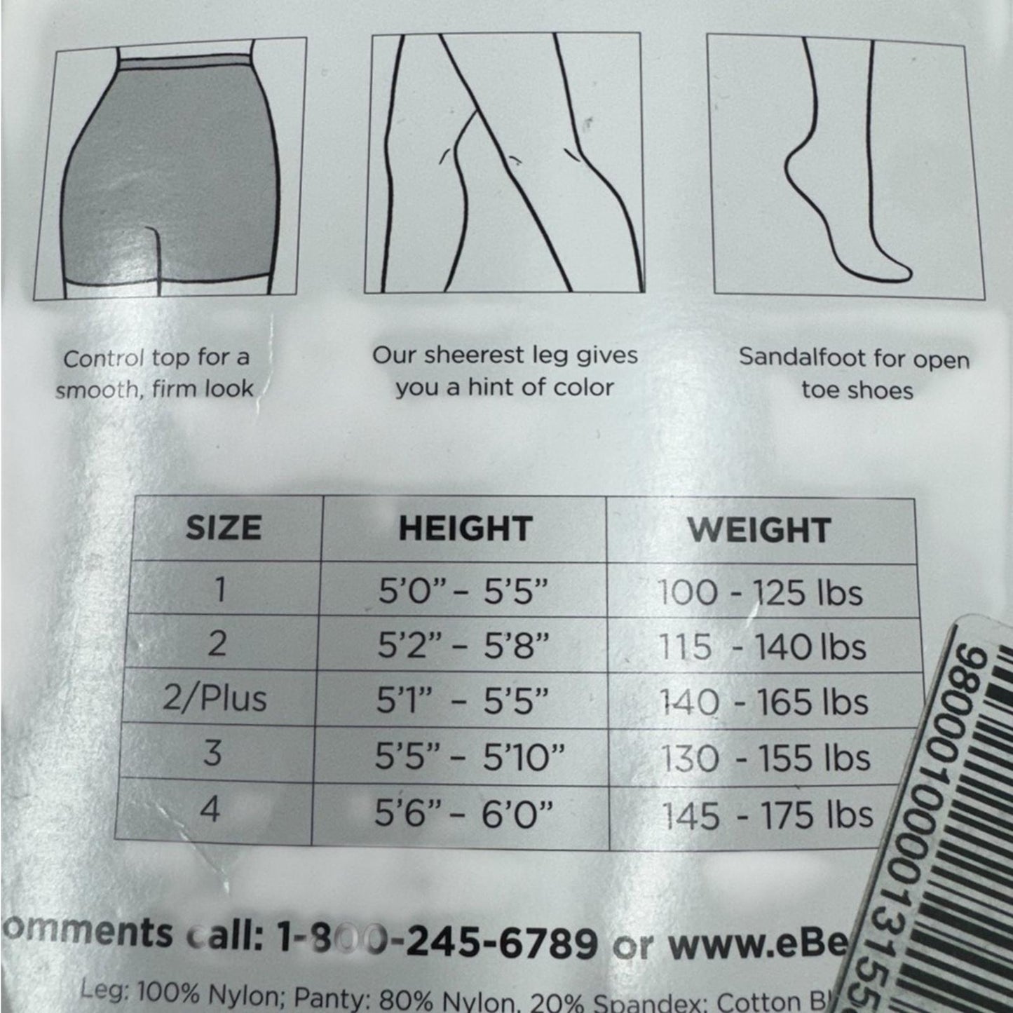 Berkshire pk/5 Ultra Sheers Assorted Pantyhose
