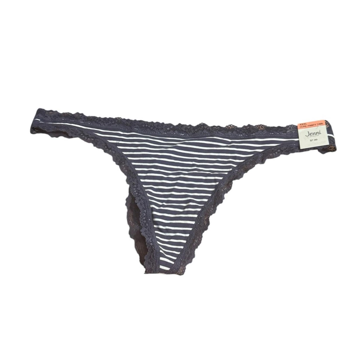 Set/6 Jenni Colorful Women's Thong Panty Set