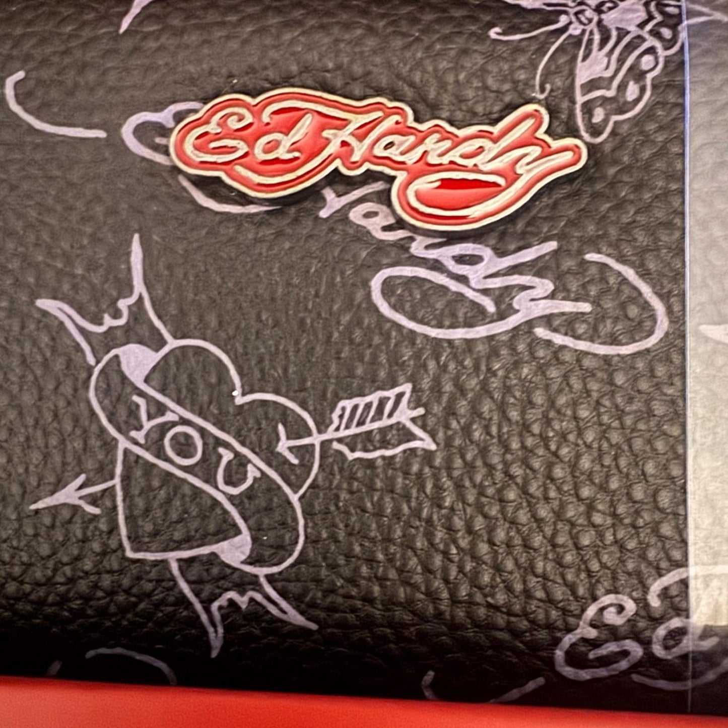 Ed Hardy Elegant Black Designer Clutch