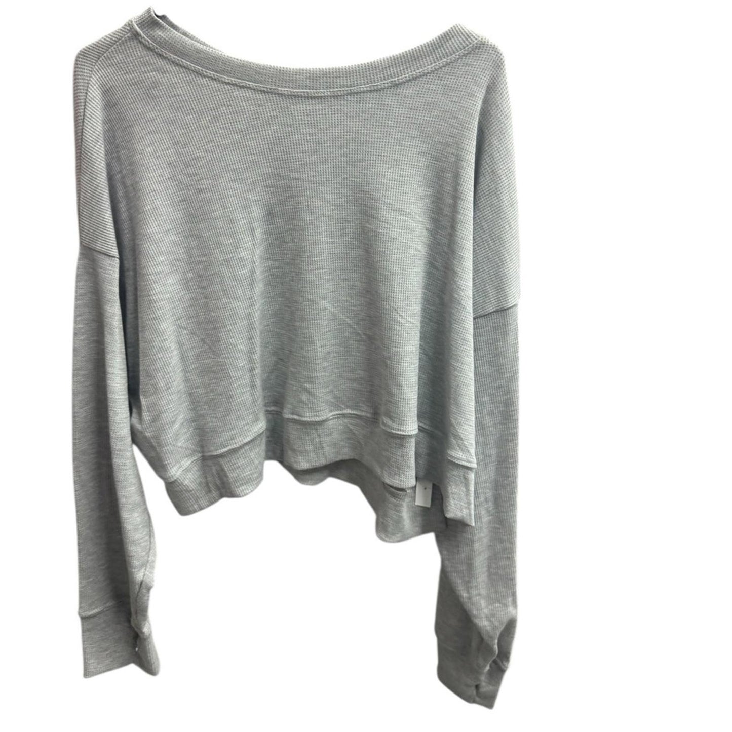 Ideology Light Gray Cropped Sweater