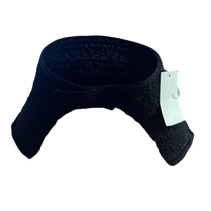 Lulla collection, - Stackable visor Elegant Black Women's Hat