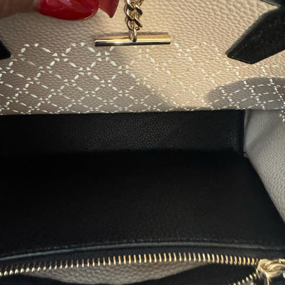 Pre-Love Guess Black Textured Satchel