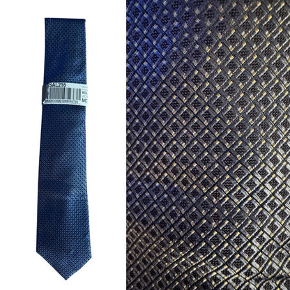 Michael Kors Men's Navy Blue Textured Tie