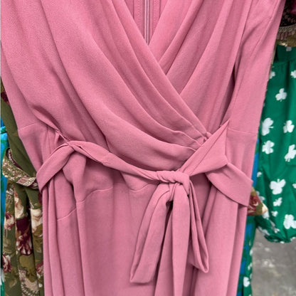 Lauren Ralph Lauren Pink Midi Dress