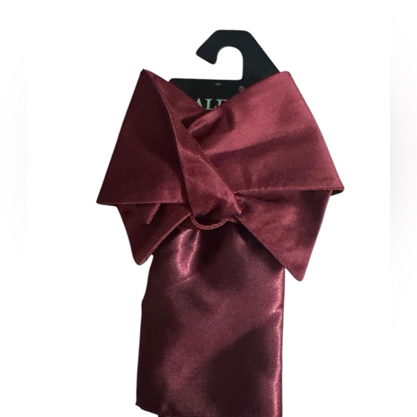 Alfani Red Bow Tie and Pocket Square Set