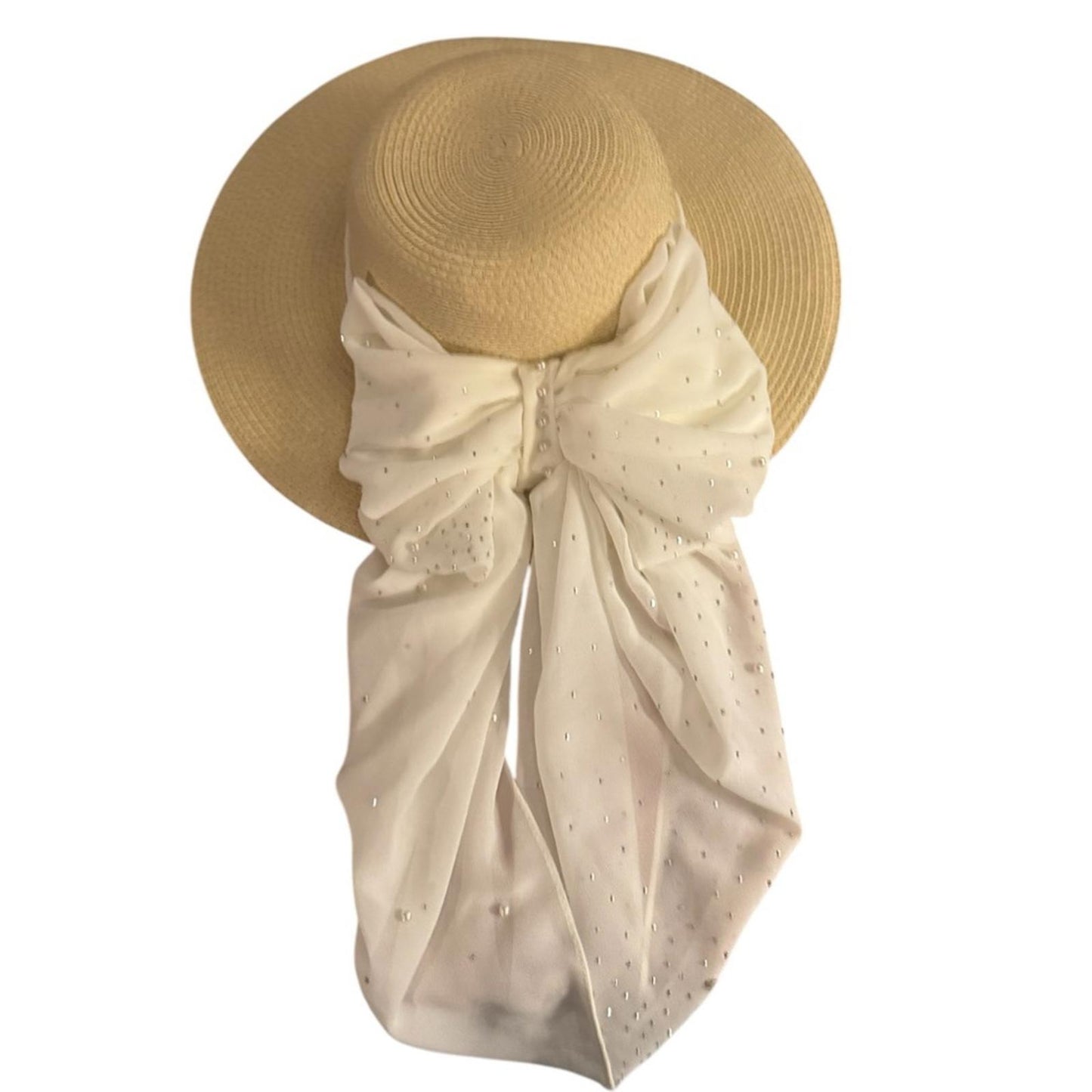 Style & Co. Elegant Tan and white Women's Sun Hat