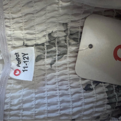 PatPat Floral Girls Dress in Cream and Pink