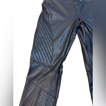 SPANX Shiny Black Leggings