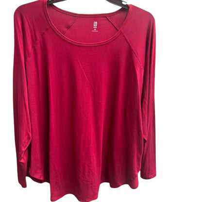 Ideology Deep Red Long Sleeve Top