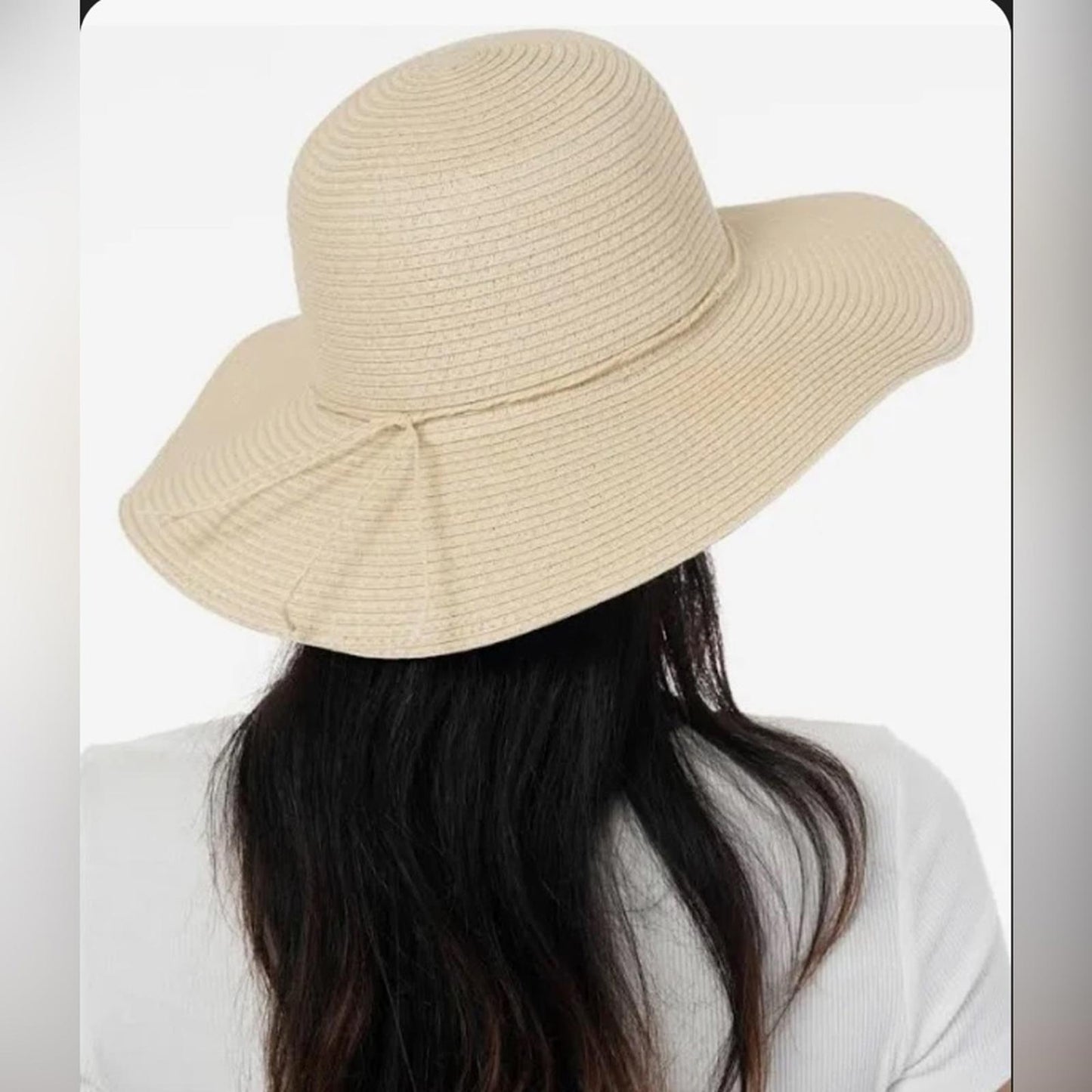 Style & Co. - SPF 50+ Accessories Beach/Sun Hat
 Cream Sun Hat