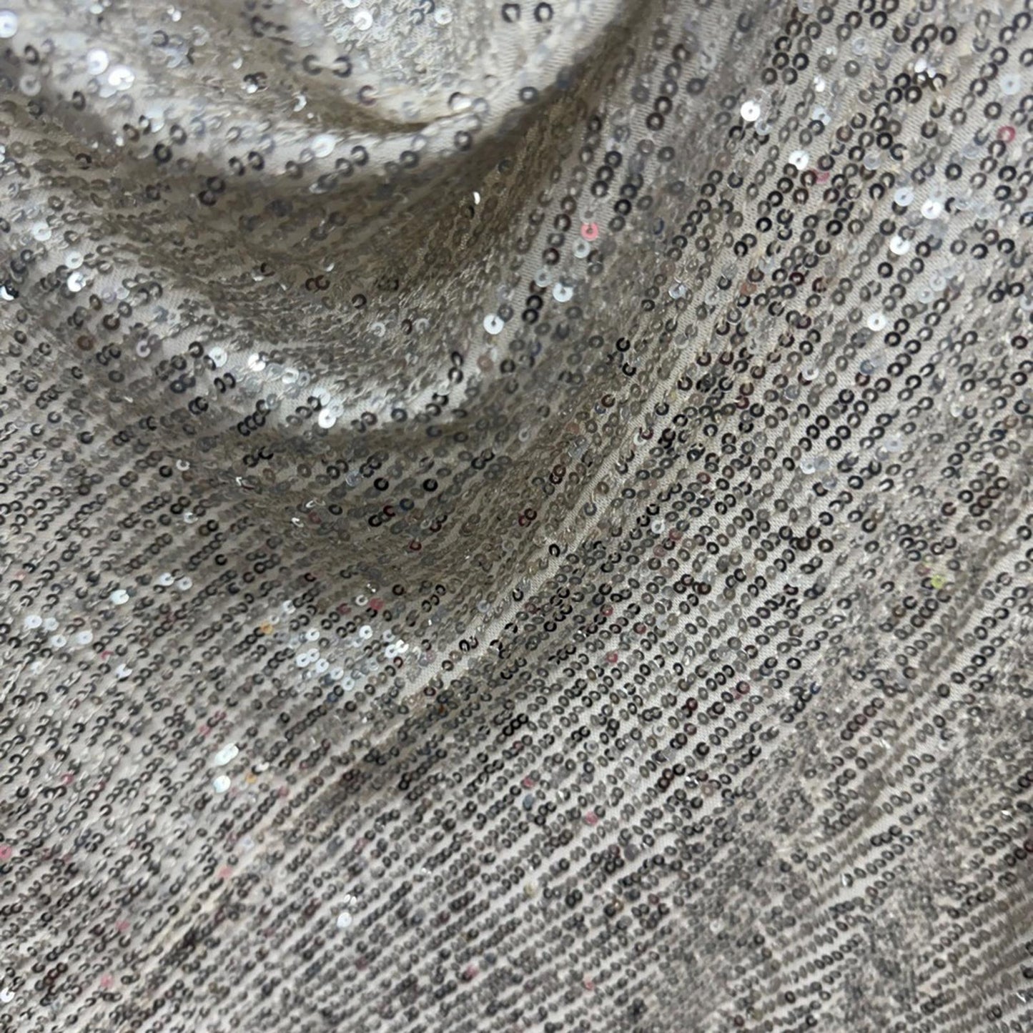 Vince Camuto Silver Sequin Top