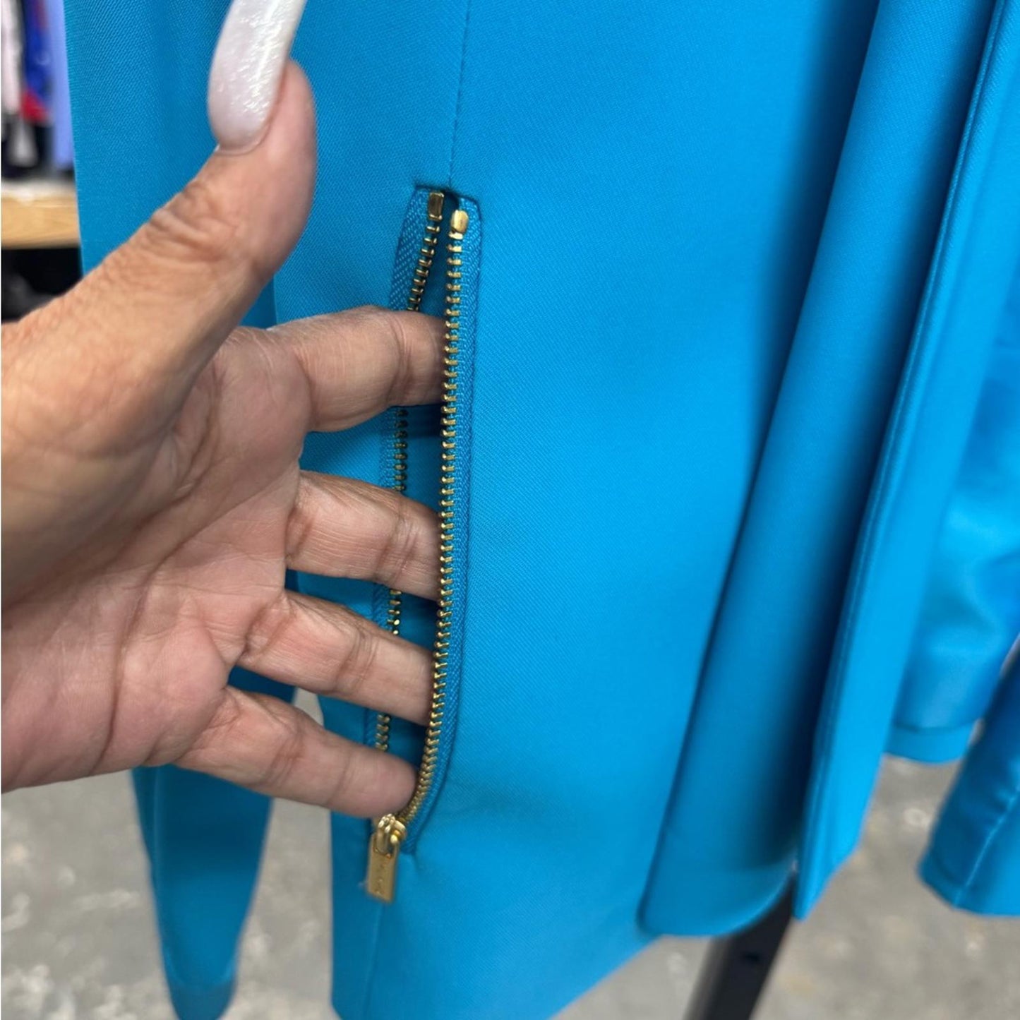 Pre-Love Calvin Klein Vibrant Blue Draped Blazer