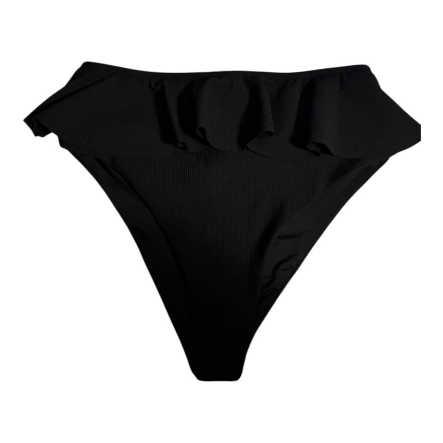 Black Ruffle Bikini Bottom