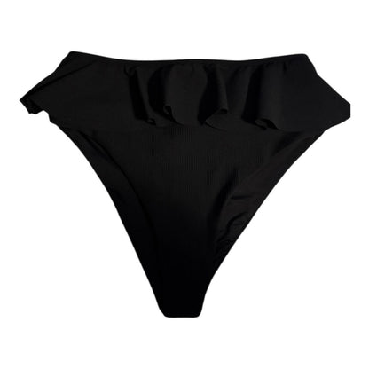 Black Ruffle Bikini Bottom