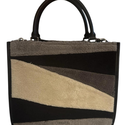 Calvin Klein Black and Cream Women's Bag