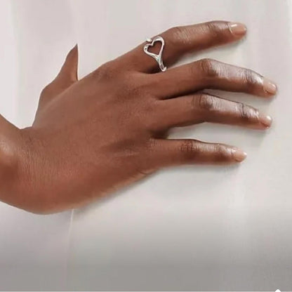 Pre-Love Tiffany & Co Open Heart adjustable Ring