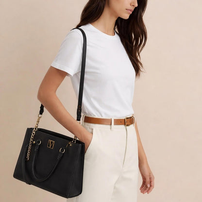 Pre-Love Victoria's Secret Black Shoulder Bag