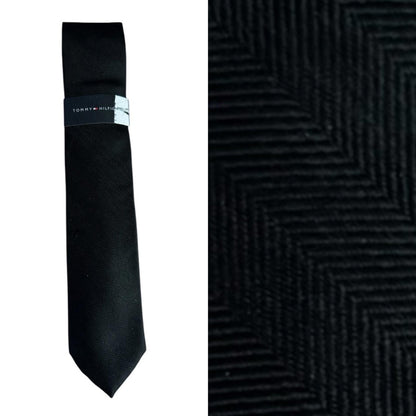 Tommy Hilfiger Black Men's Tie
