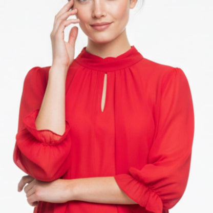 Vince Camuto Vibrant Red Blouse