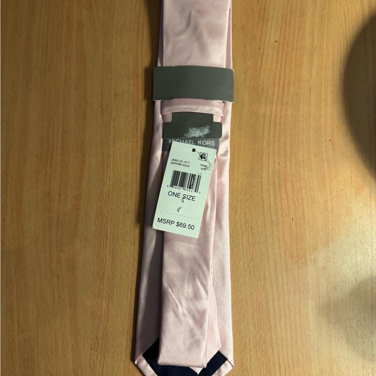 Michael Kors Men's Pink Tie