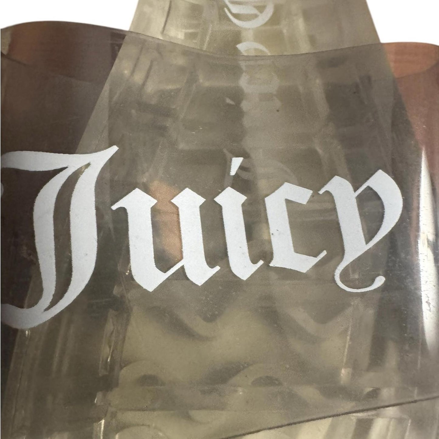 Pre-Love Juicy Couture Clear Slide Sandals