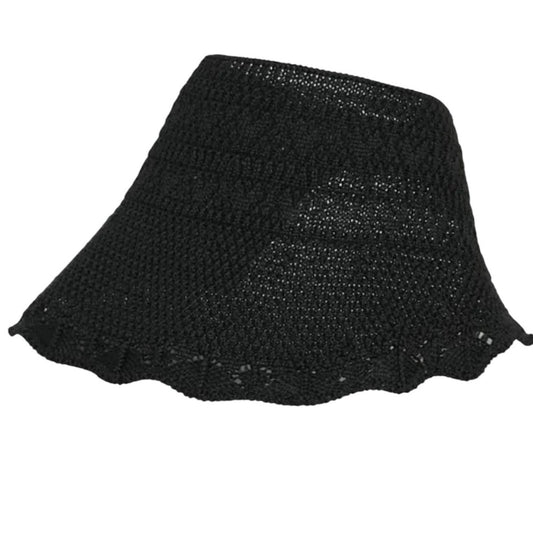 Lulla collection, - Stackable visor Elegant Black Women's Hat