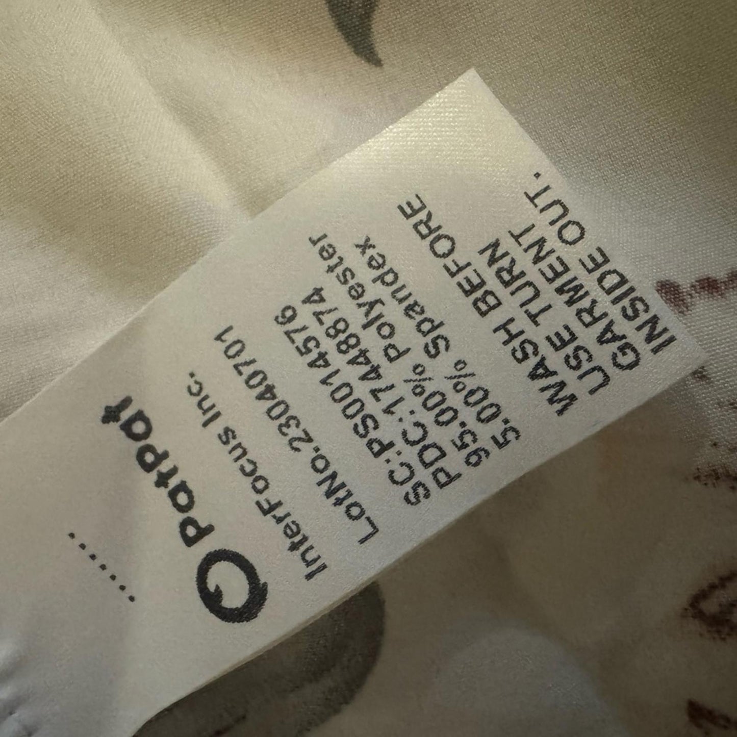 PatPat Floral Girls Dress in Cream and Pink