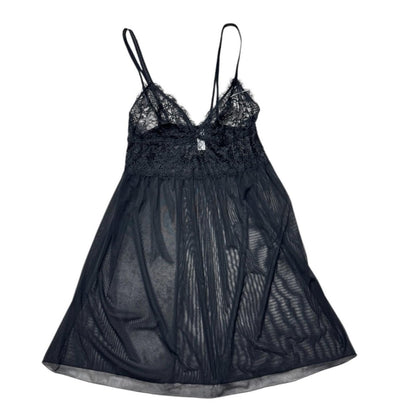 Flora Elegant Black intimate Lace Chemise
