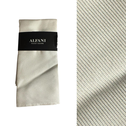 Alfani Office White Pocket Square