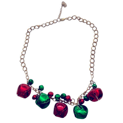 Vintage Christmas Jungle Bell Necklace