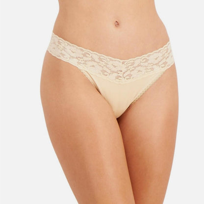 INC international concepts, Lace Trim Cream thong Panties