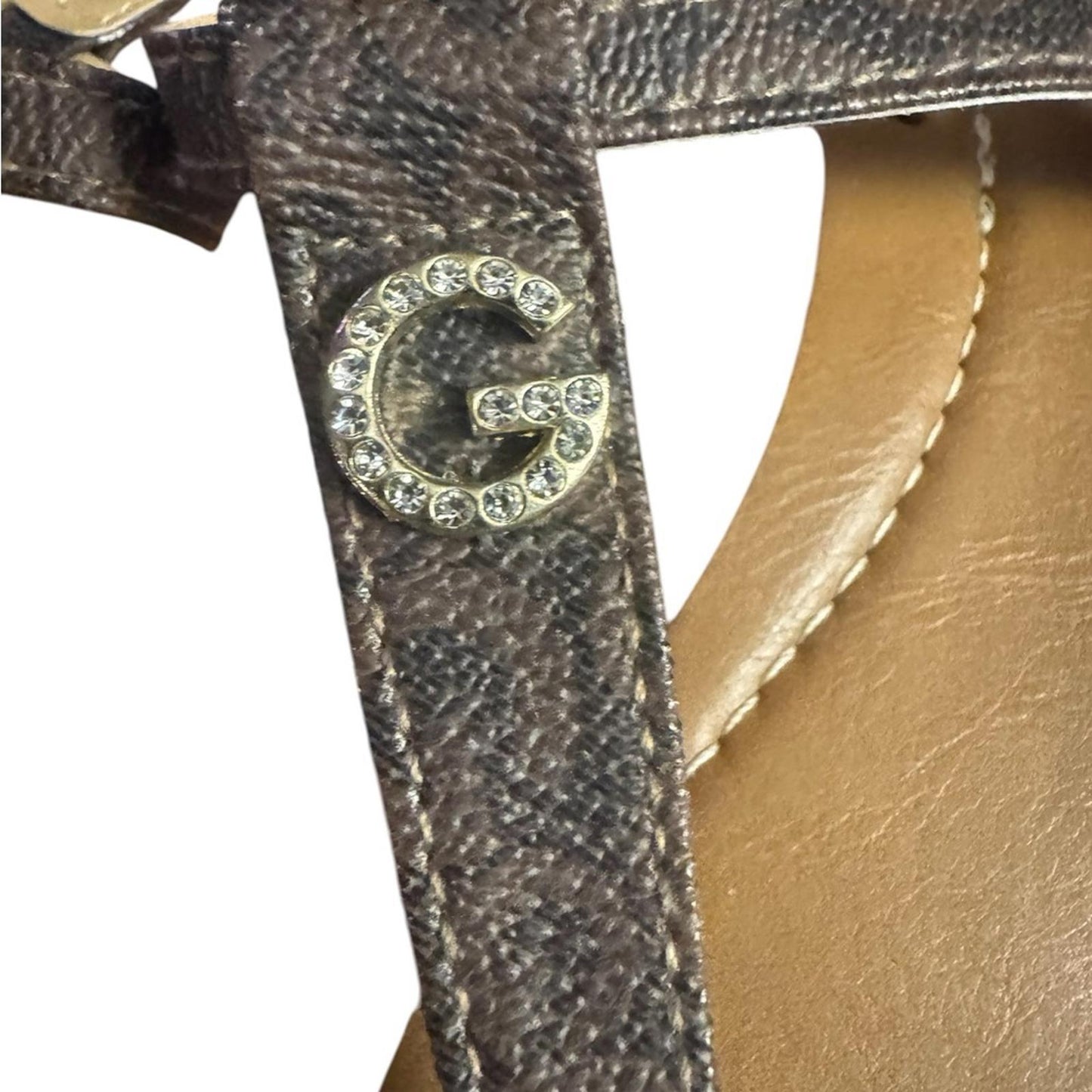 GBC Women's Brown Sandals Gucci Vibes