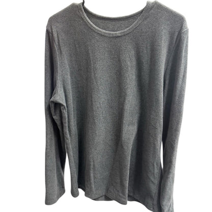 Cuddl Duds Women's Charcoal Long Sleeve Top